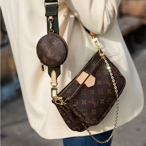 Authentic Louis Vuitton Multi Pochette Accessories monogram canvas